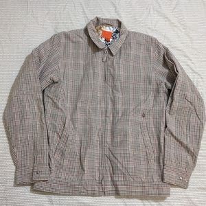 Volcom Tan Plaid Bomber Jacket
